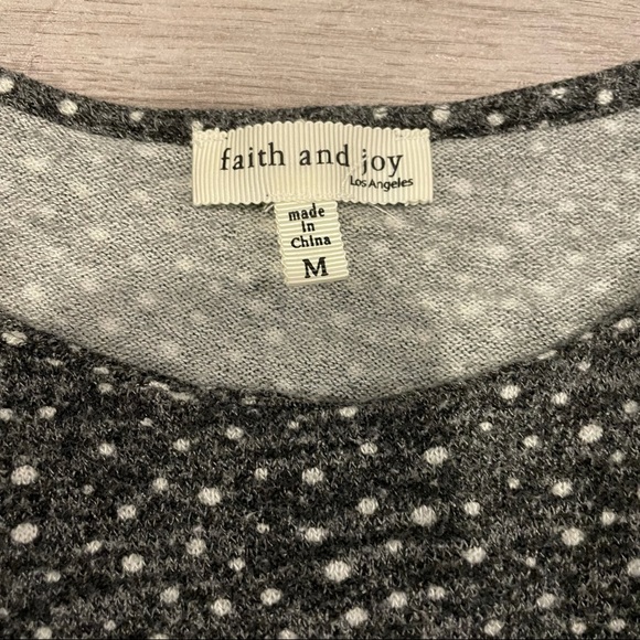 Faith and Joy Polka Dot Sweater - Picture 9 of 11